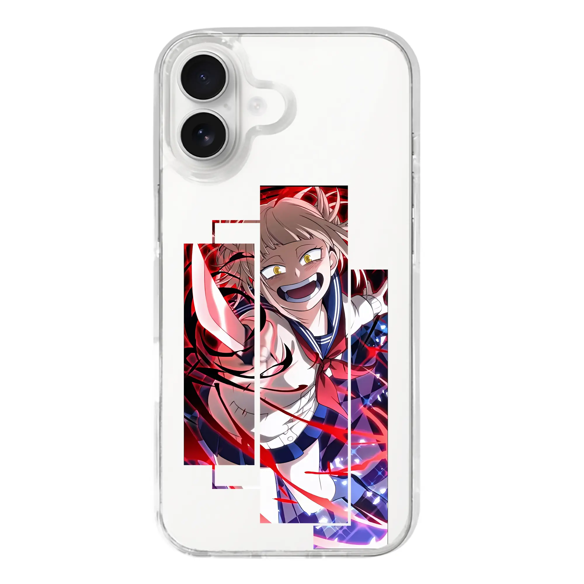 僕のヒーローアカデミア グッズ,トガヒミコ - iPhone 17シリーズ 透明スマホケース – 薄型・耐衝撃・精密フィット保護カバー